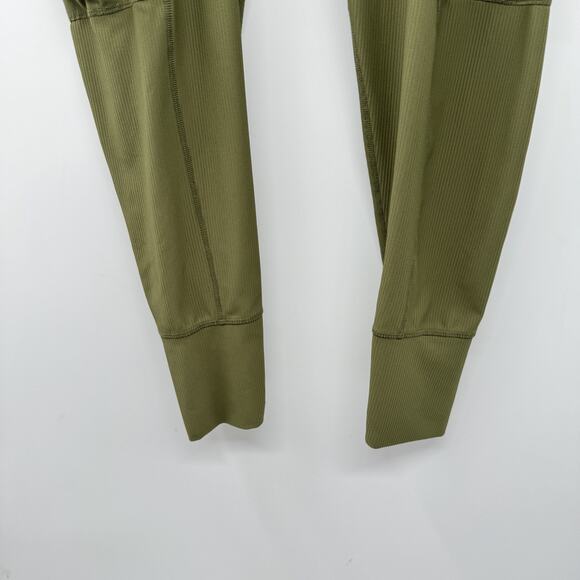 Free People Movement Take A Hike Harem Pants Sz M Olive Green Cargo Stretch - Picture 8 of 15